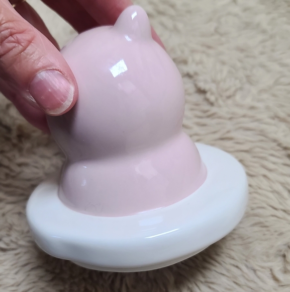 Vintage Rae Dunn Cute Pink Pig Mug with Lid, Pixar Colab Hamm With Tags - Picture 5 of 14